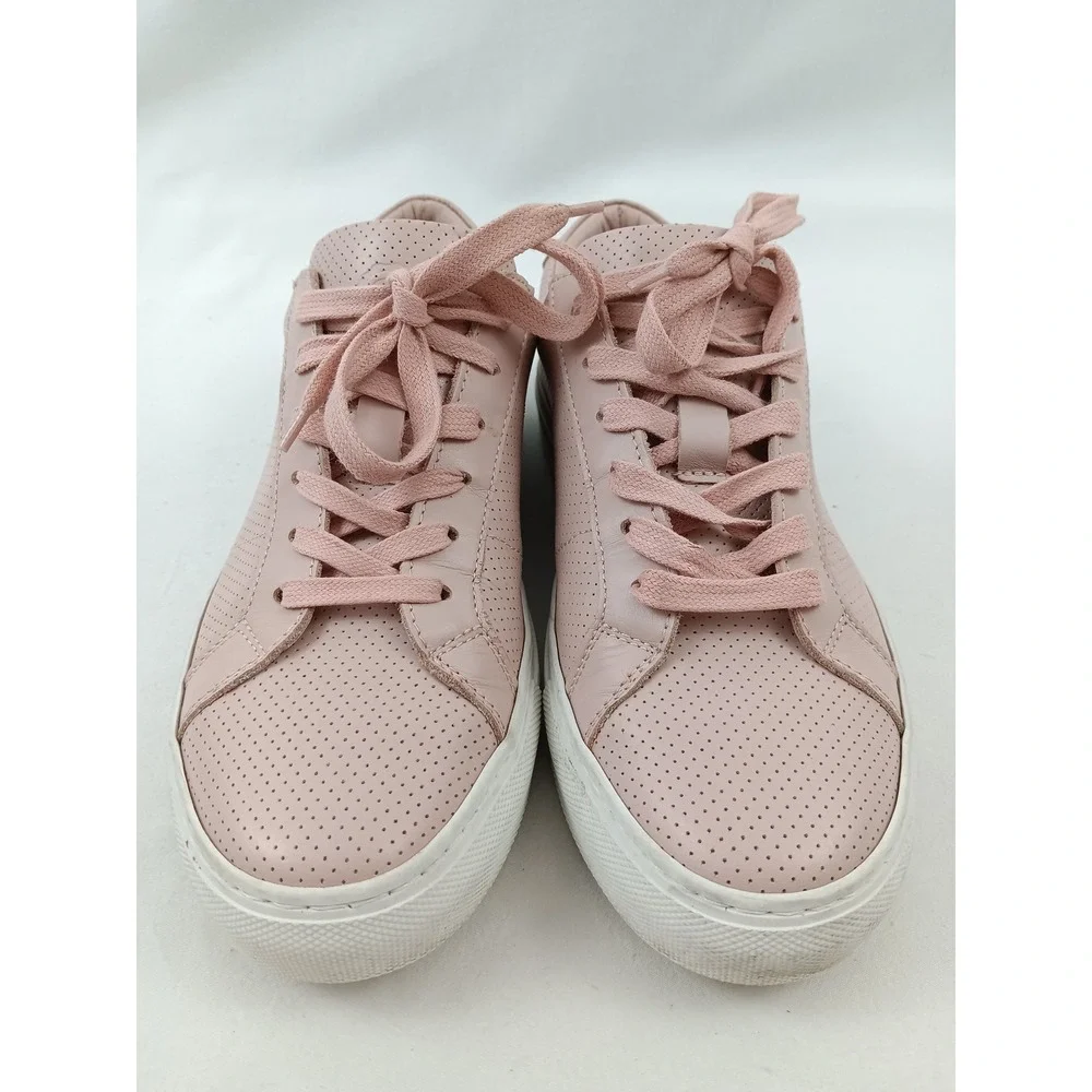 GREATS Brooklyn Women's Pink Perforated Leather Sneakers Size US 10 EU 40‎